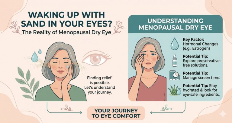 Waking Up with Sand in Your Eyes? The Reality of Menopausal Dry Eye